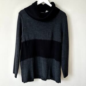Lennie for Nina Leonard Size L Petite Sweater NWT Cowl Neck Westernwear Prairie